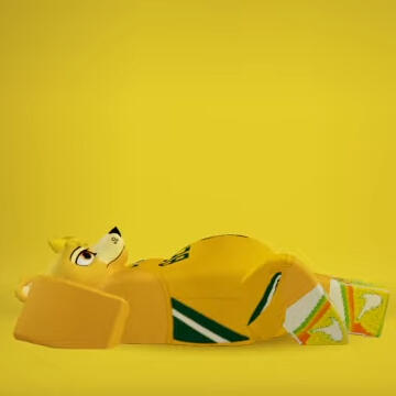 Gordon, one of Furry Belly Hub's mascots representing the community's In Real Life Bellies & Body Positivity Category.