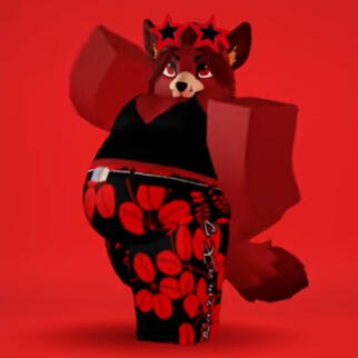 Zyra, one of Furry Belly Hub's mascots representing the community's NSFW Content Category.