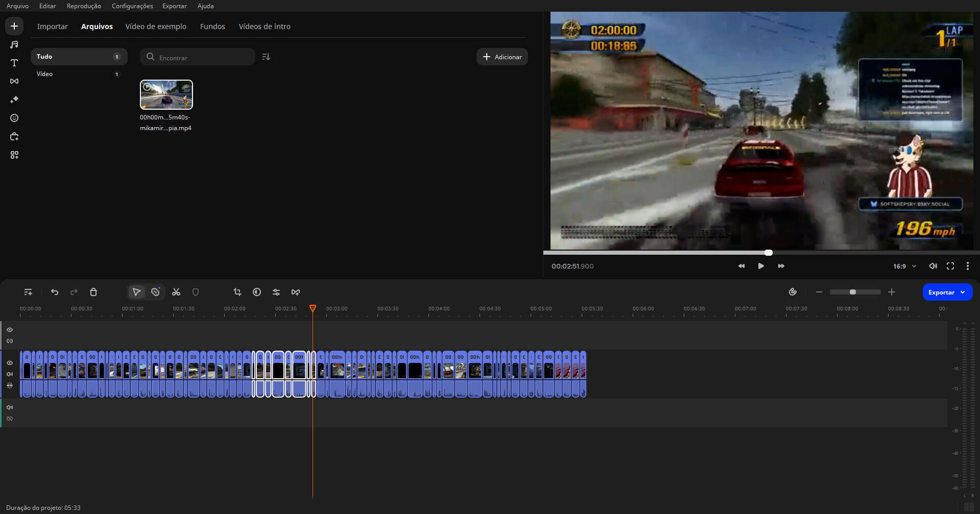 Example of Video Editing Software