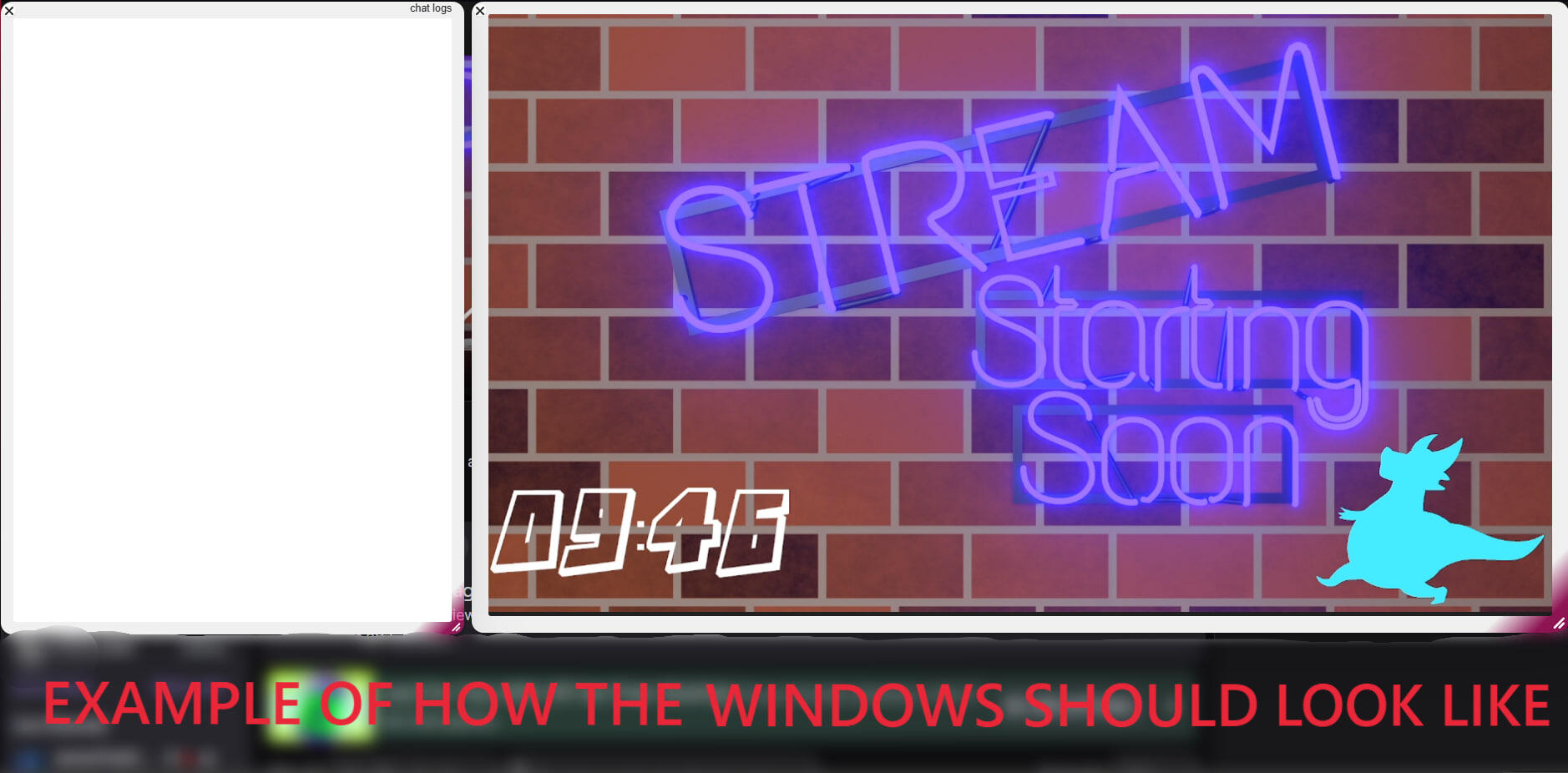 Two Windows Example