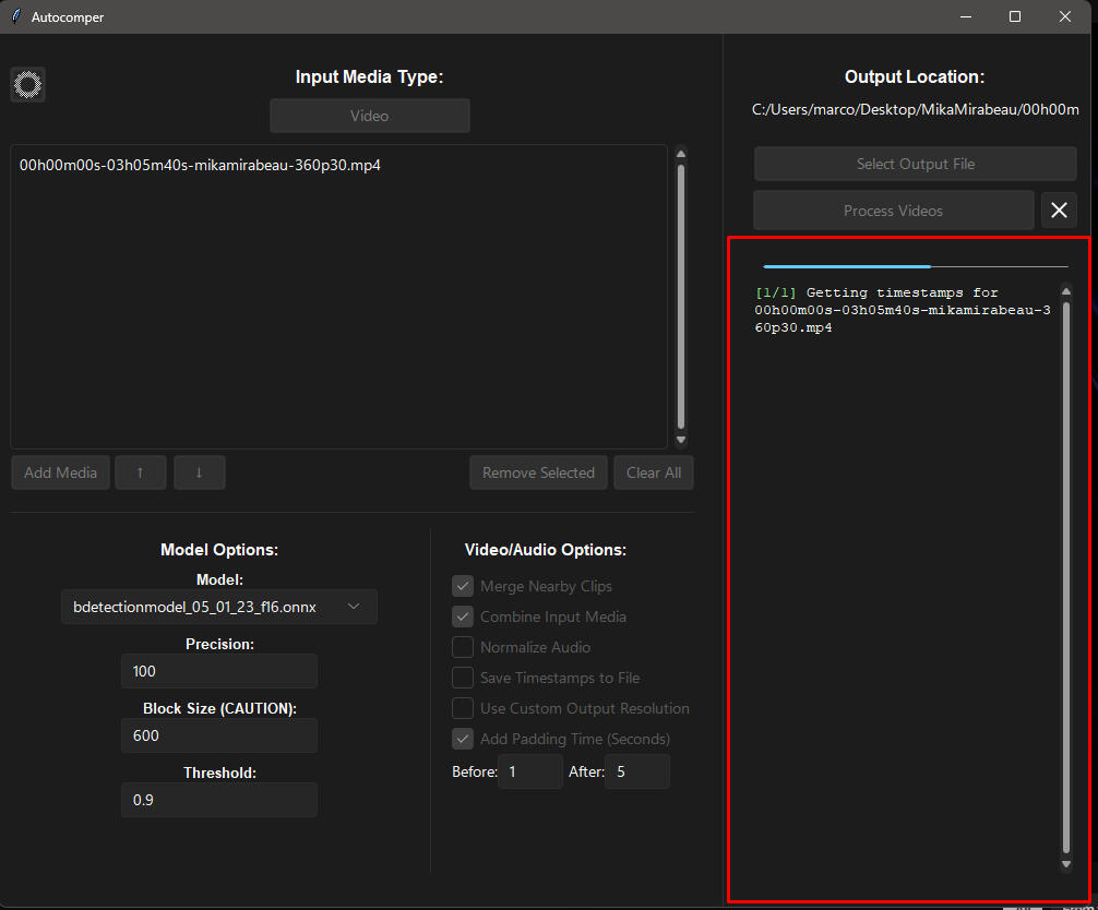 Compilating Progress Bar